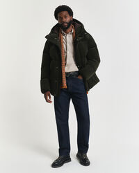 Chemise coupe regular en velours côtelé