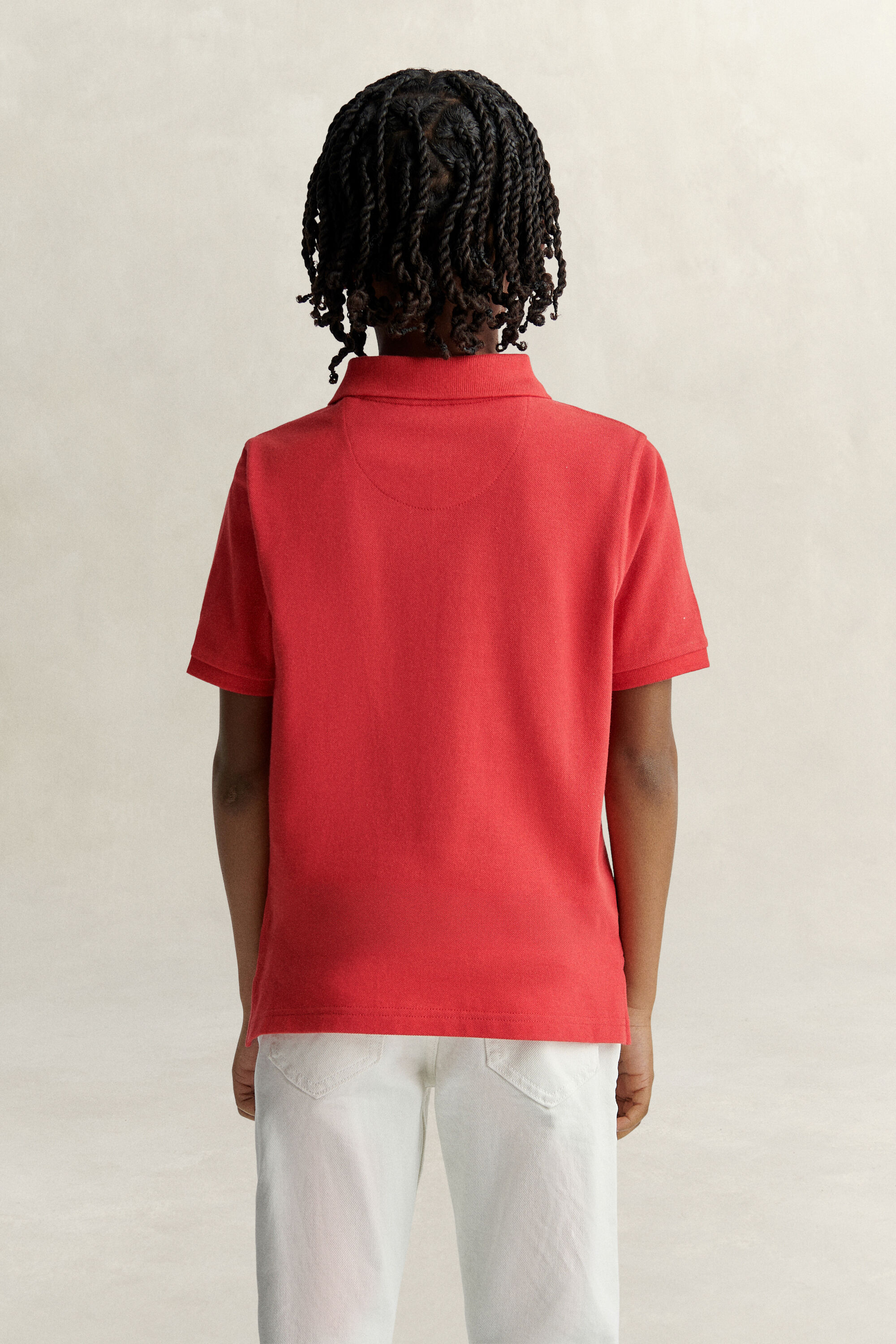 Polo en coton piqué Shield Ado