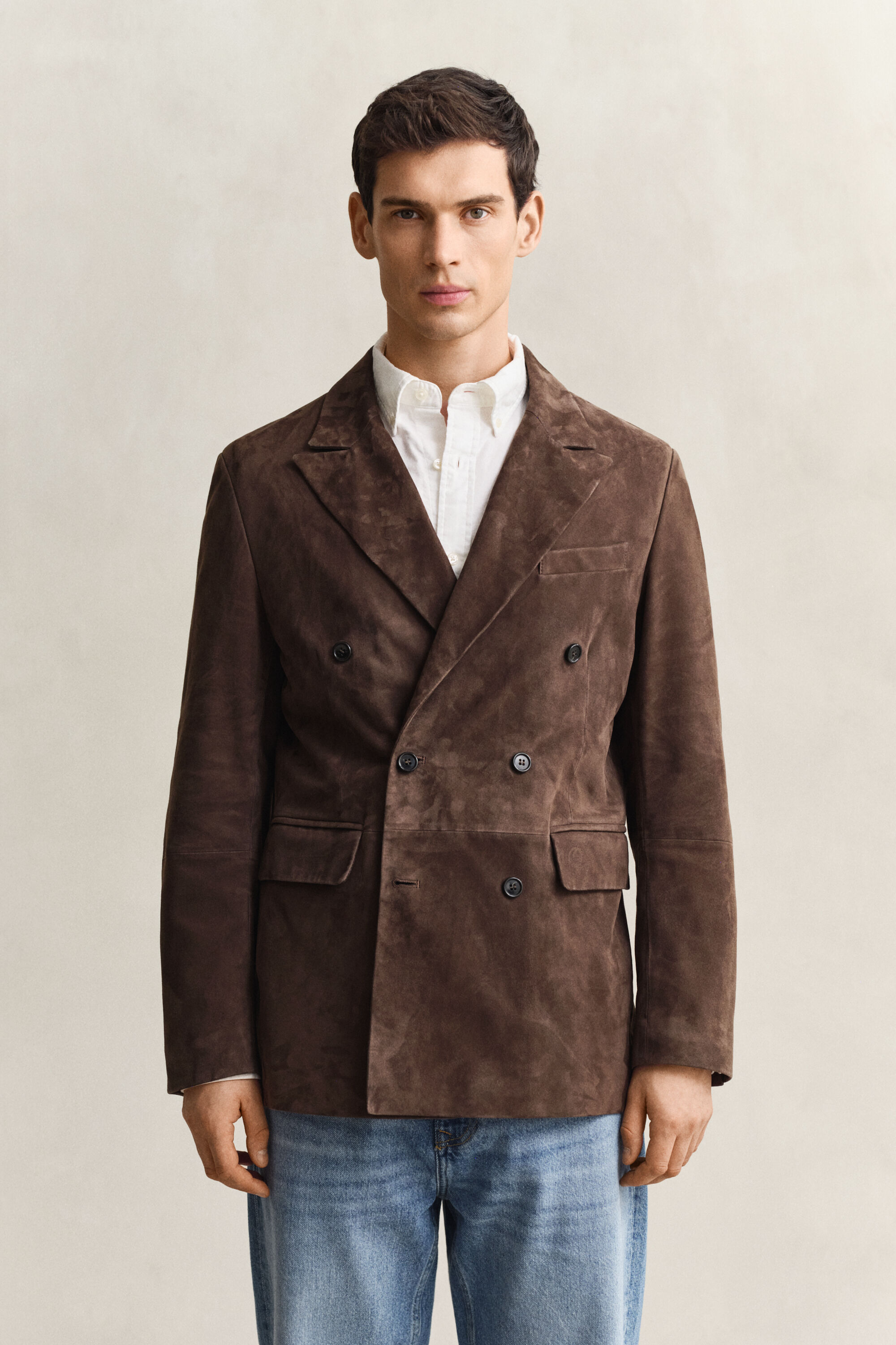 Veste blazer en daim