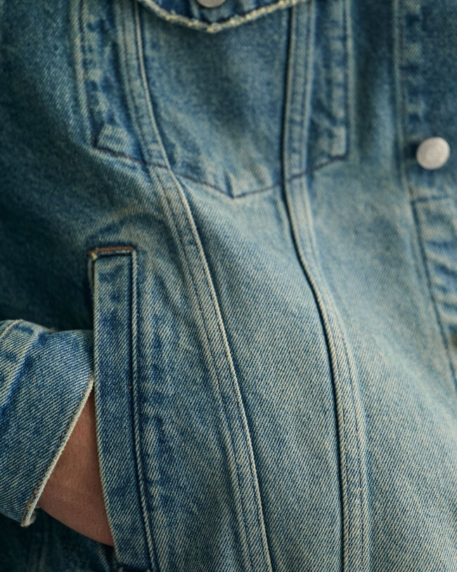 Veste trucker en denim