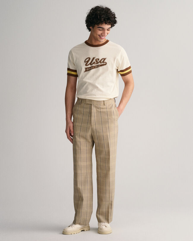 T-shirt &agrave; manches ray&eacute;es GANT USA