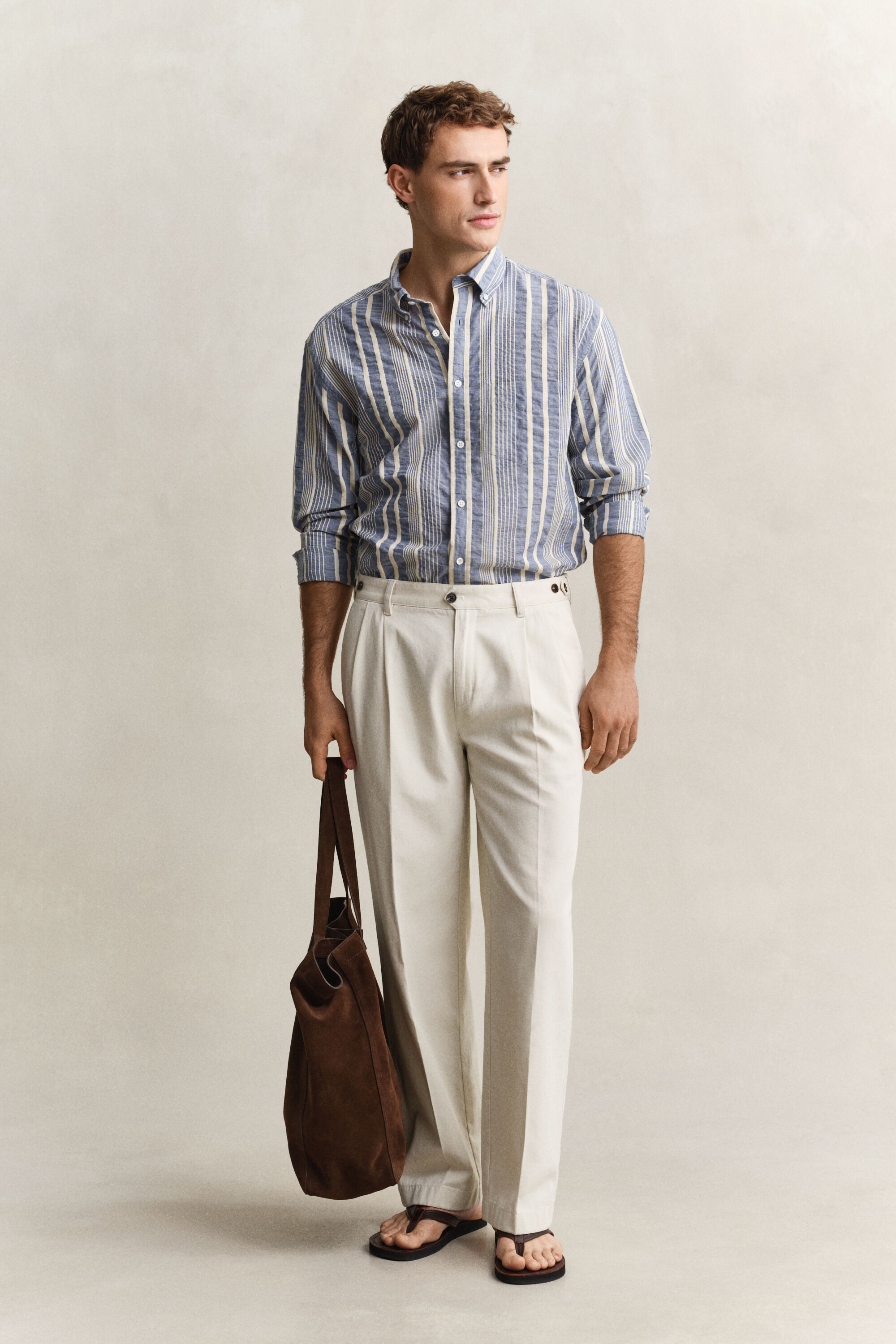 Pantalon chino en toile