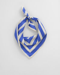 Foulard en soie à imprimé rayé