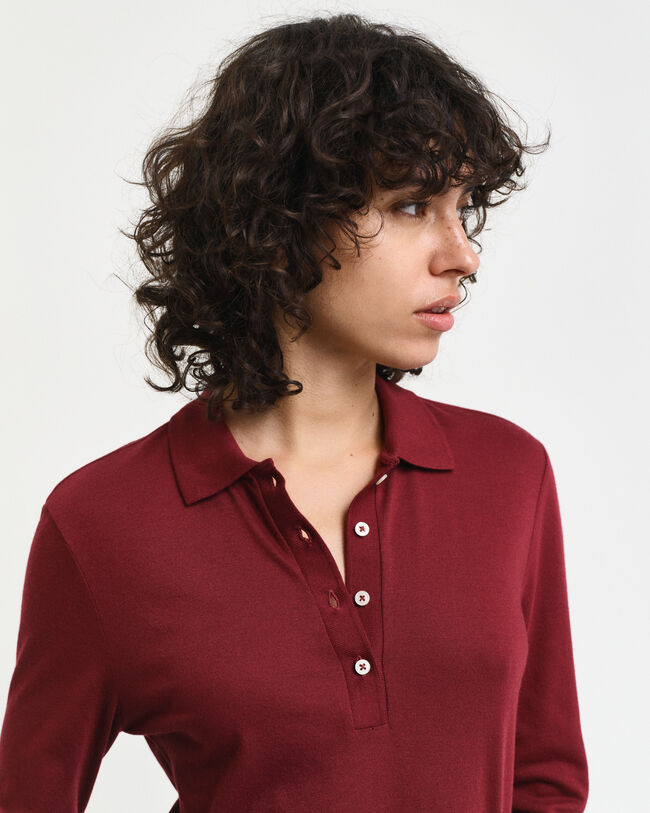 Polo à manches longues sans coutures