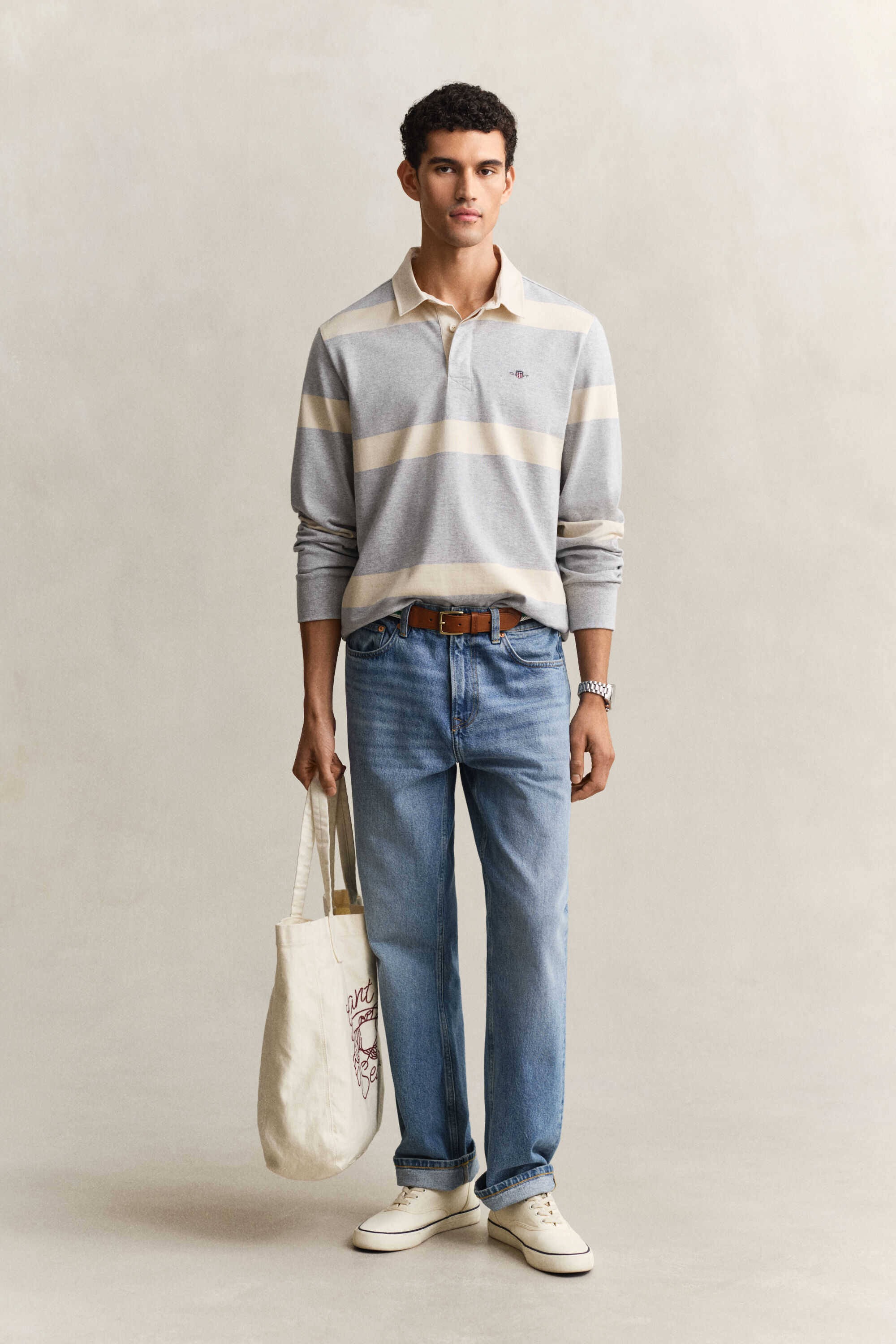 Polo Rugger à rayures