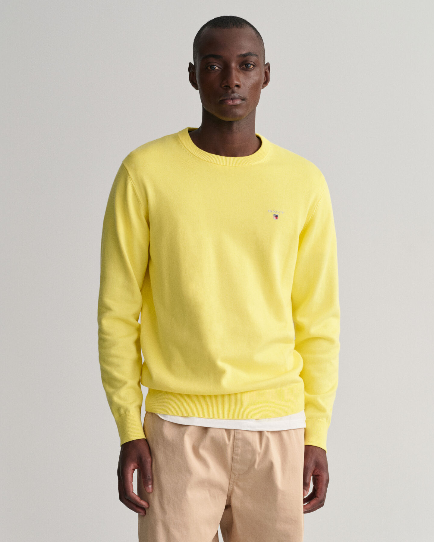 Pull ras du cou en coton Classic