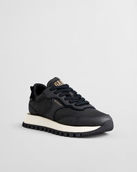 Baskets en daim et satin Caffay