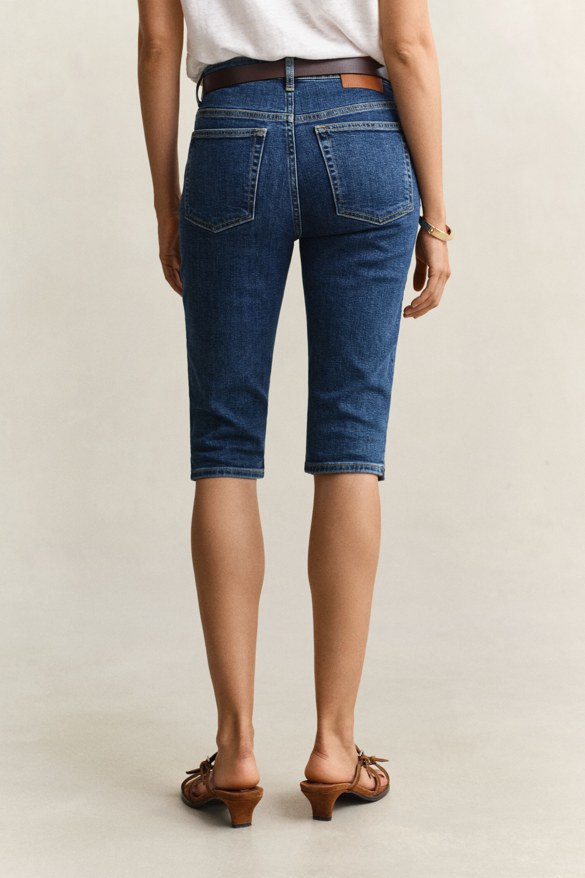 Pantalon Capri en denim
