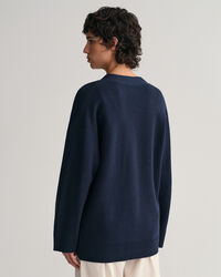 Cardigan relaxed fit à col V