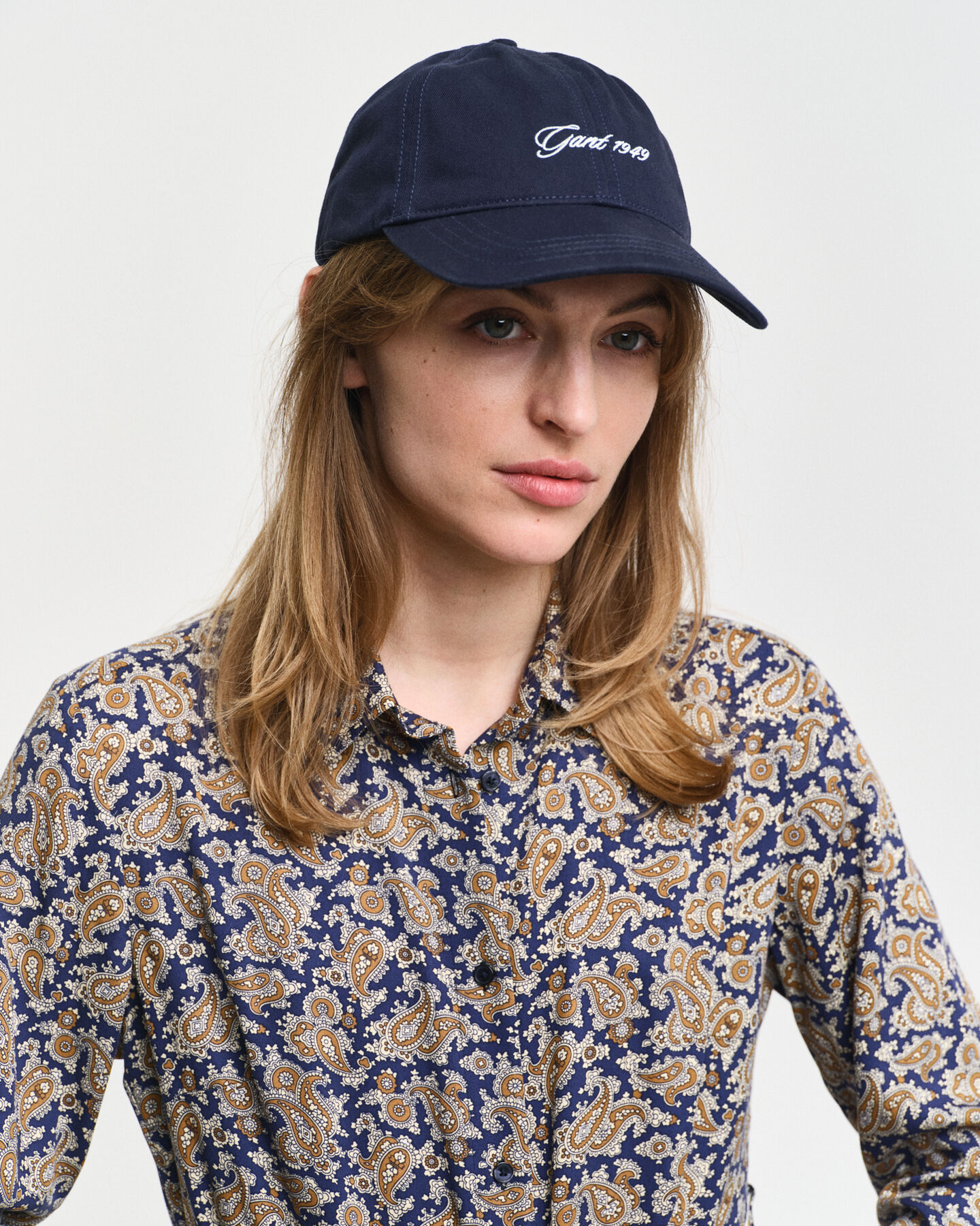 Robe-chemise &agrave; motif cachemire