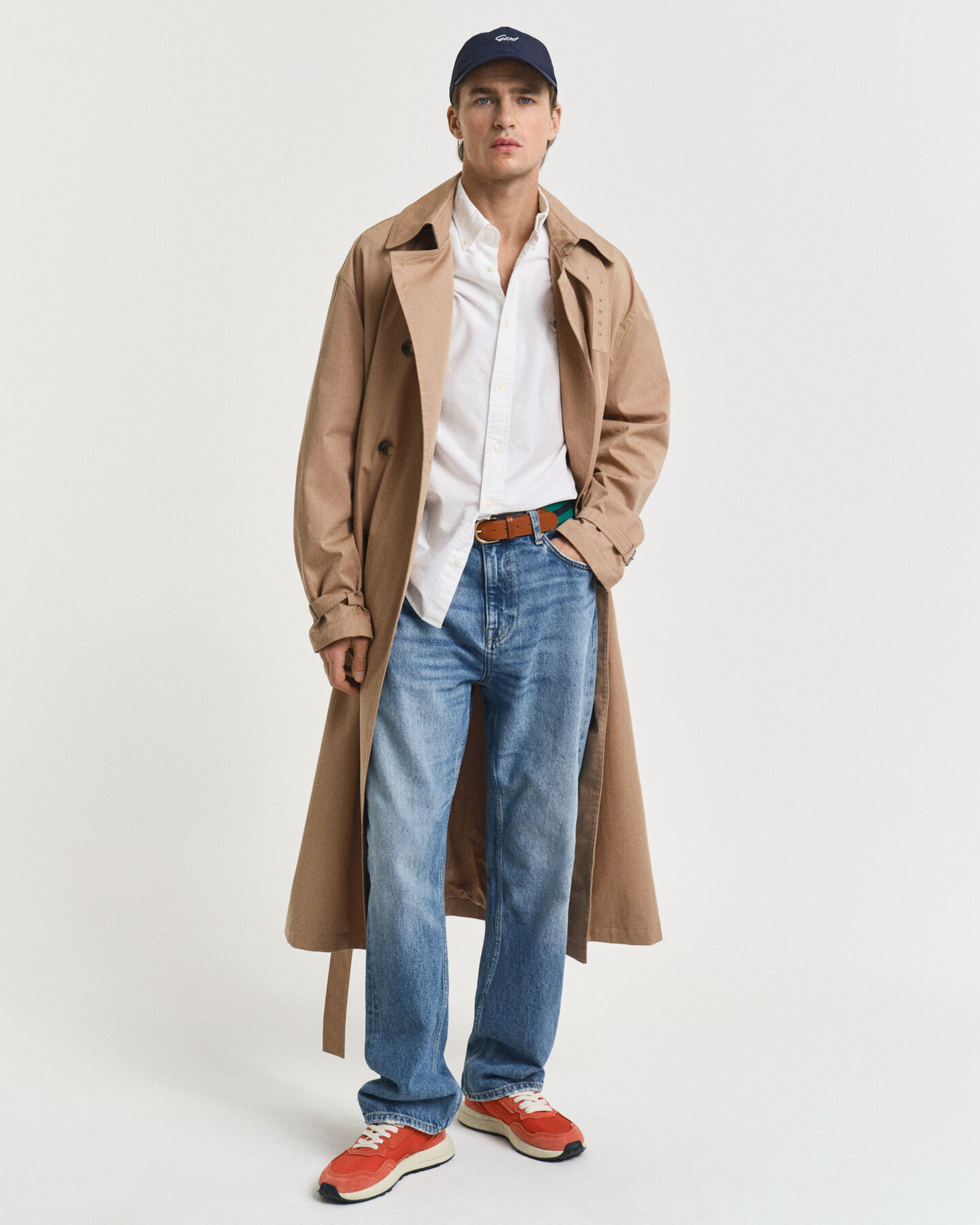 Chemise coupe slim en coton Oxford classique