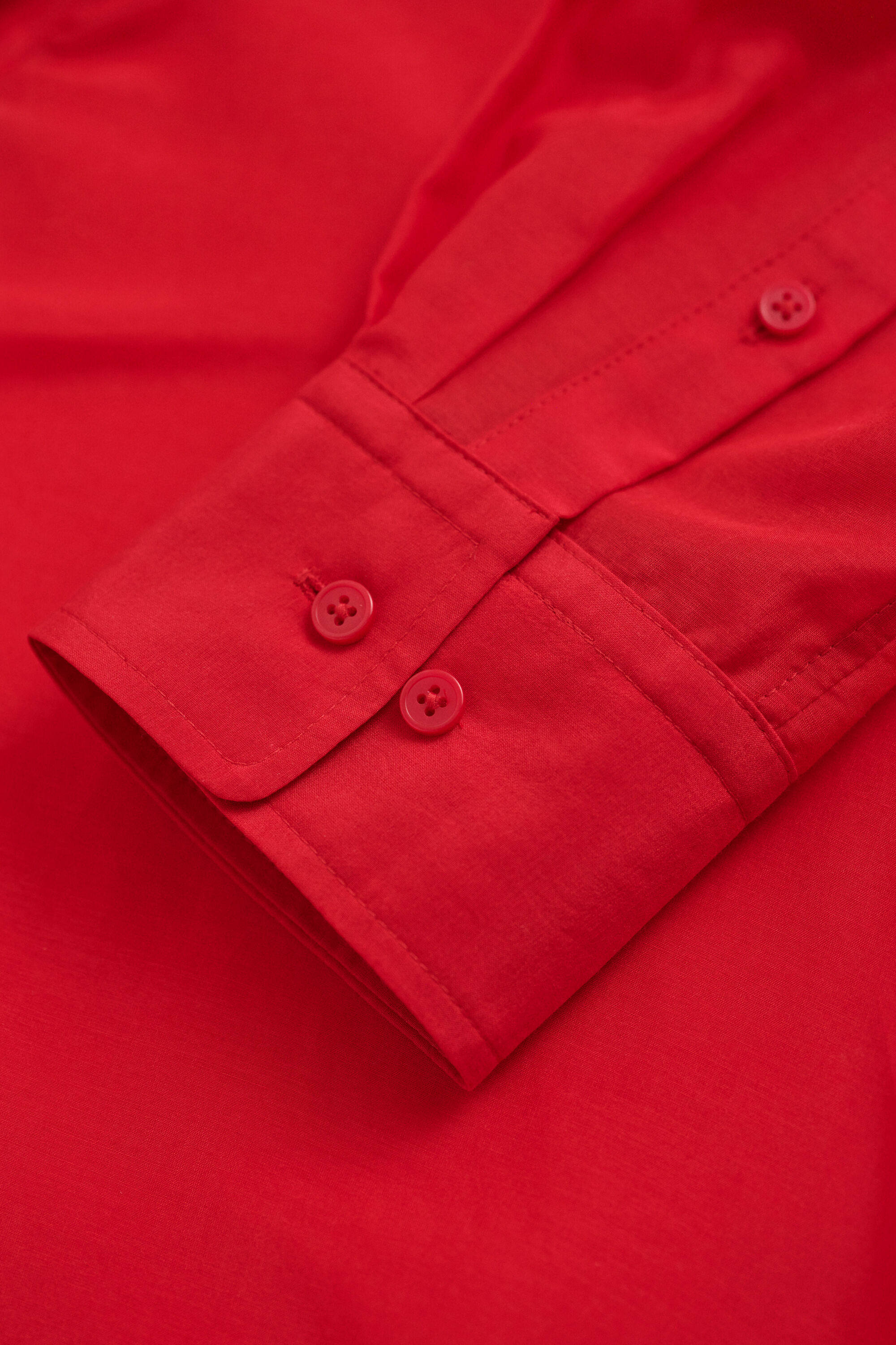 Chemise en coton et soie avec nœud lavallière
