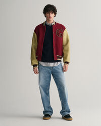 Pull ras du cou Textured