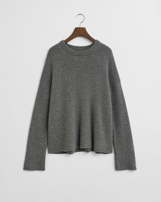 Pull col rond en cachemire