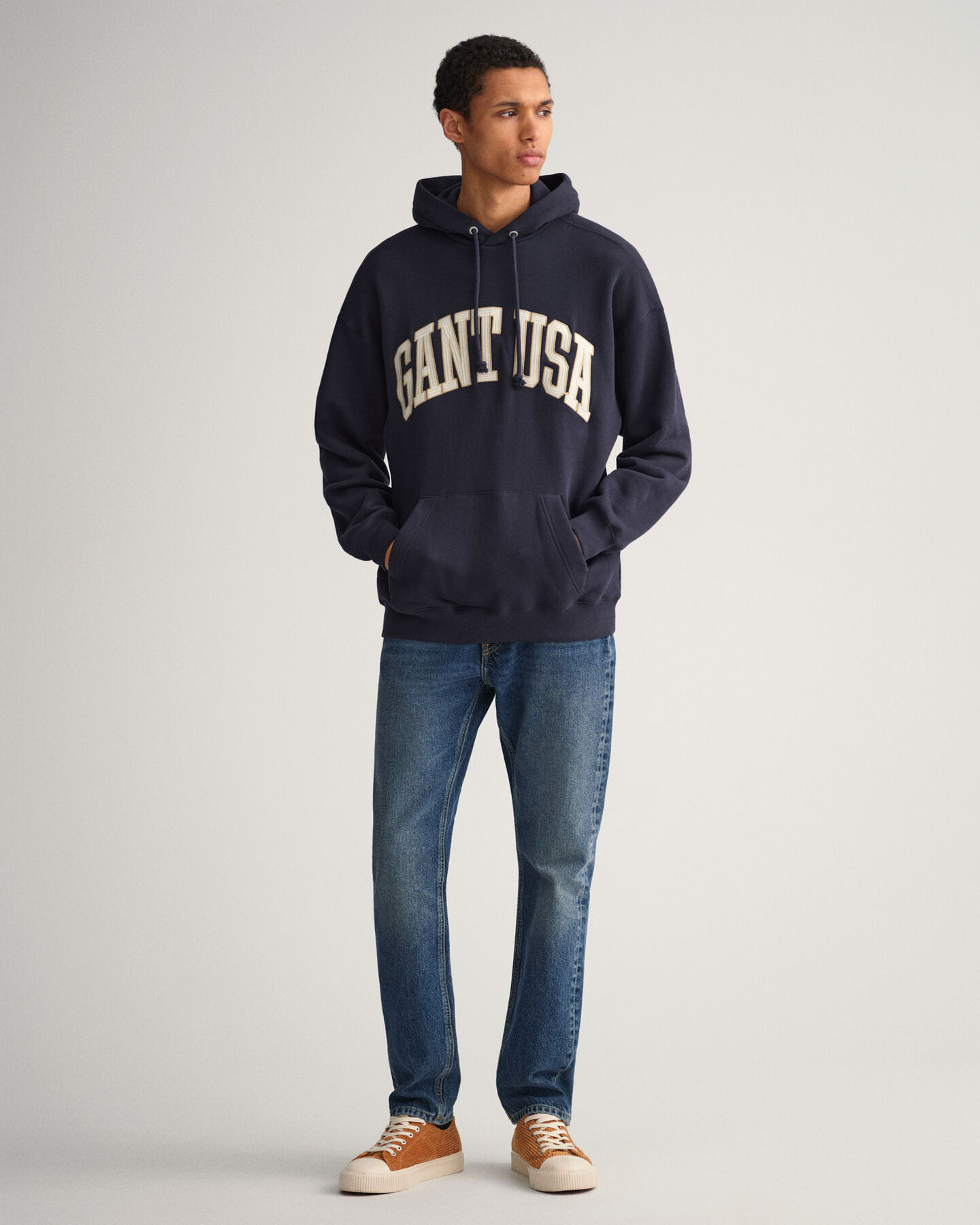 Sweat à capuche en jersey USA Graphic