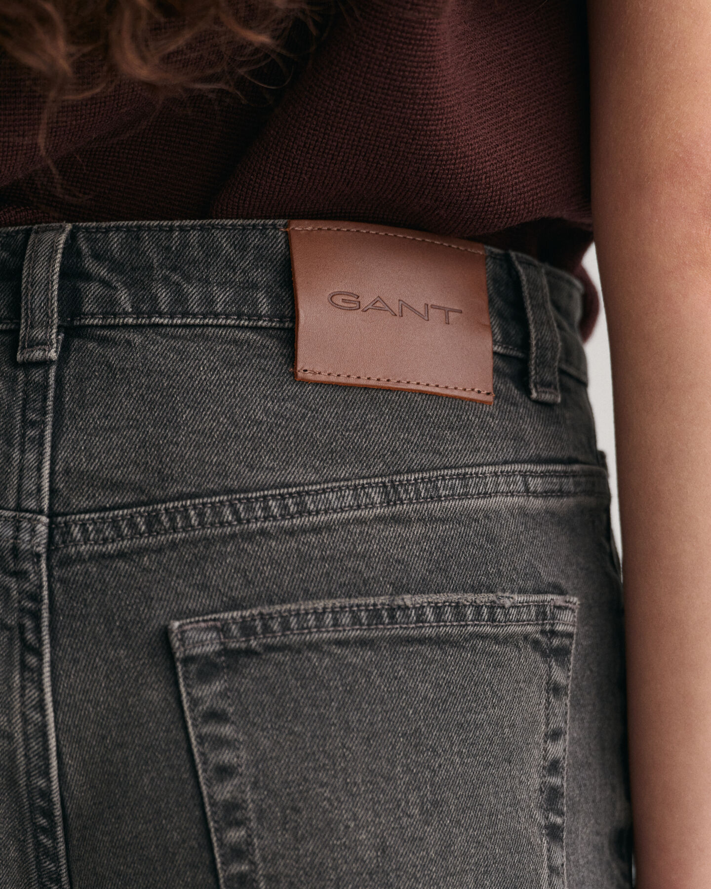 Jean court à jambes droites