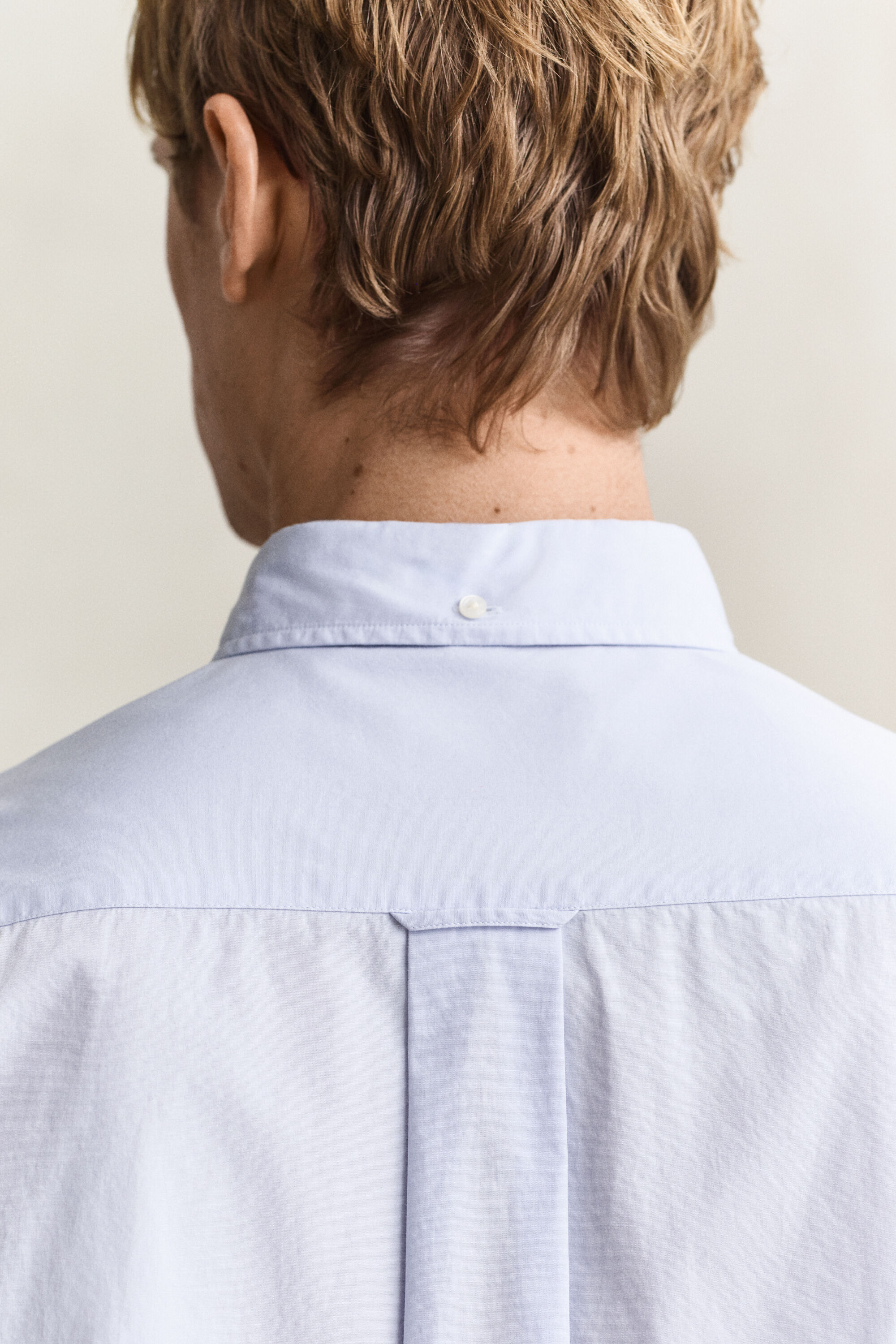 Chemise coupe regular en popeline classique