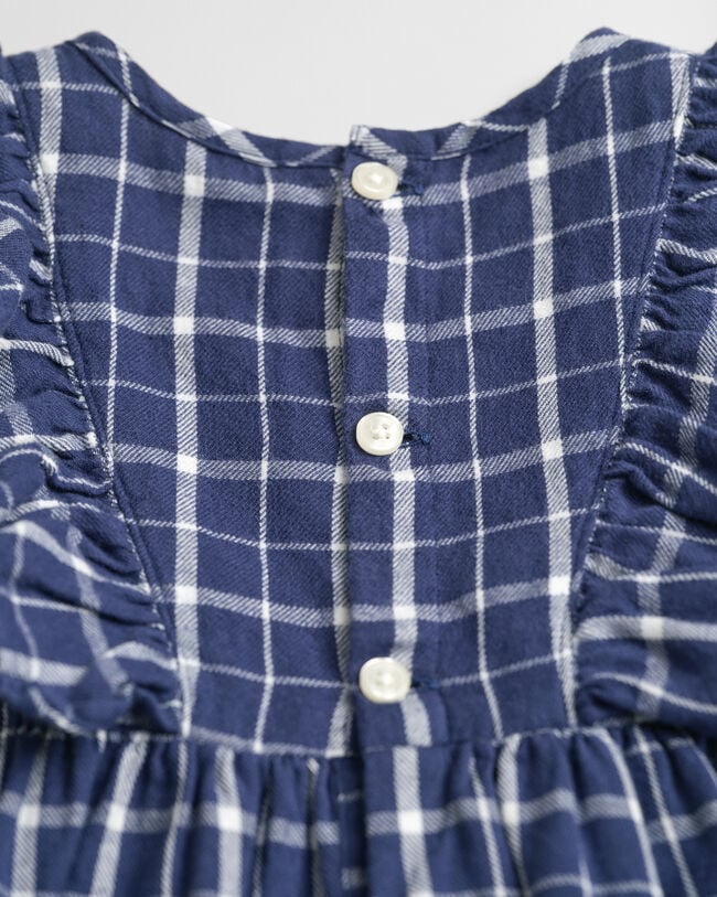 Robe en flanelle à carreaux avec volants Bébé Fille