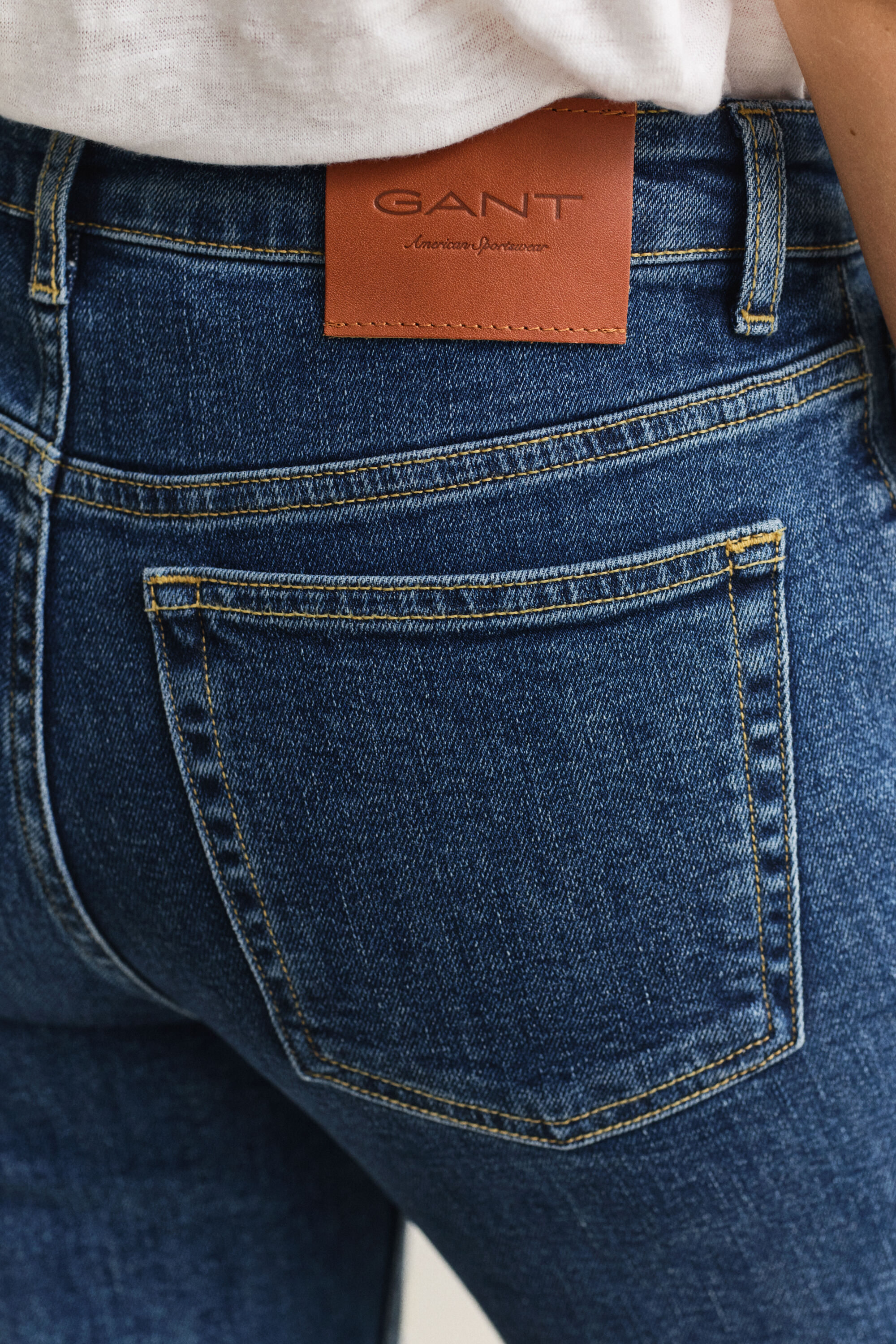 Pantalon Capri en denim