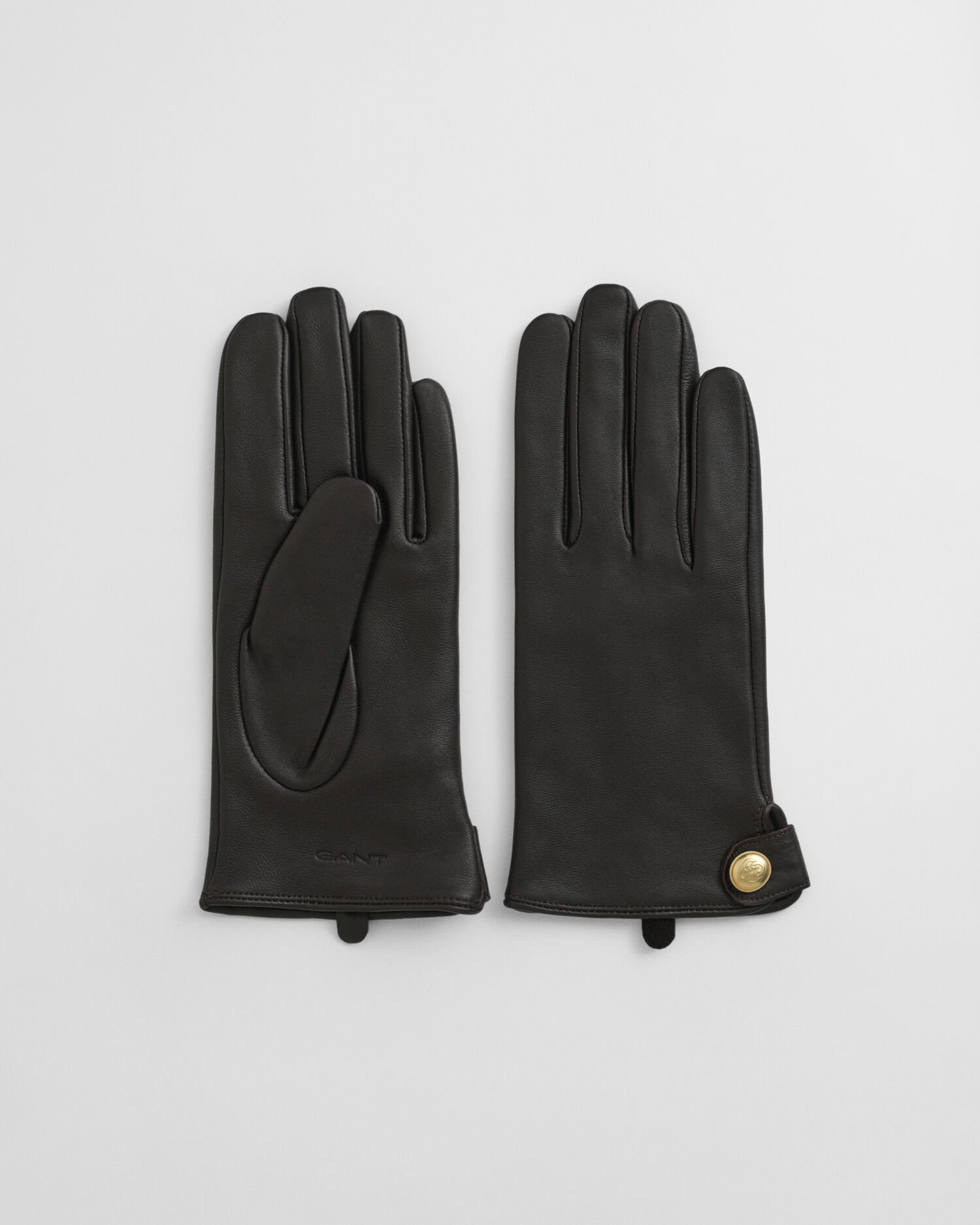 Gants en cuir avec boutons