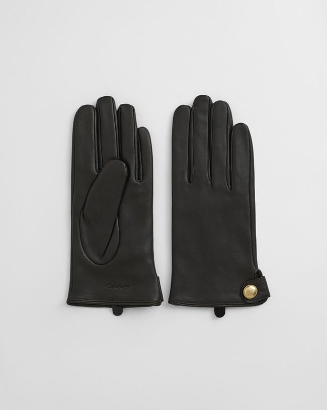 Gants en cuir avec boutons