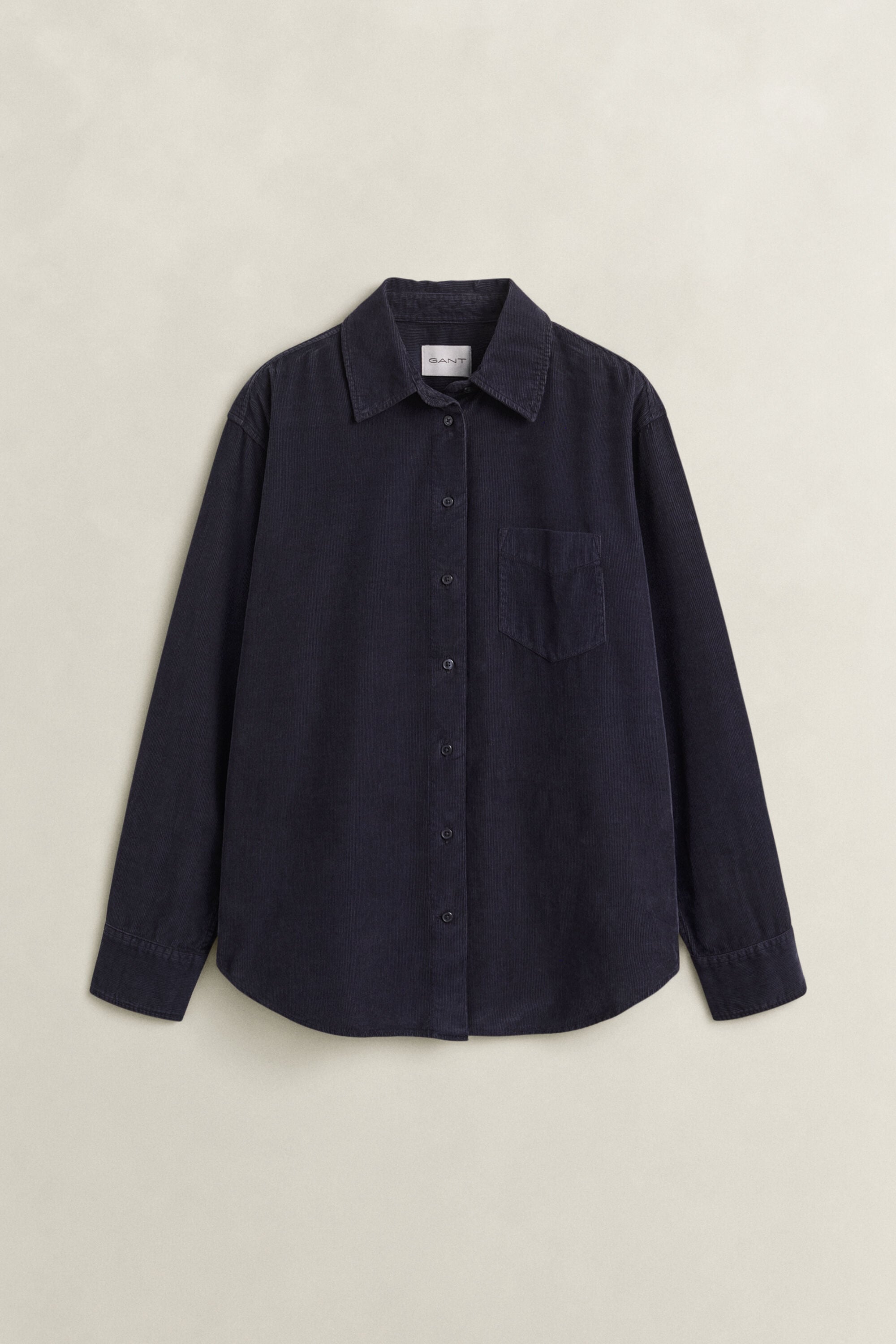 Chemise décontractée en velours côtelé