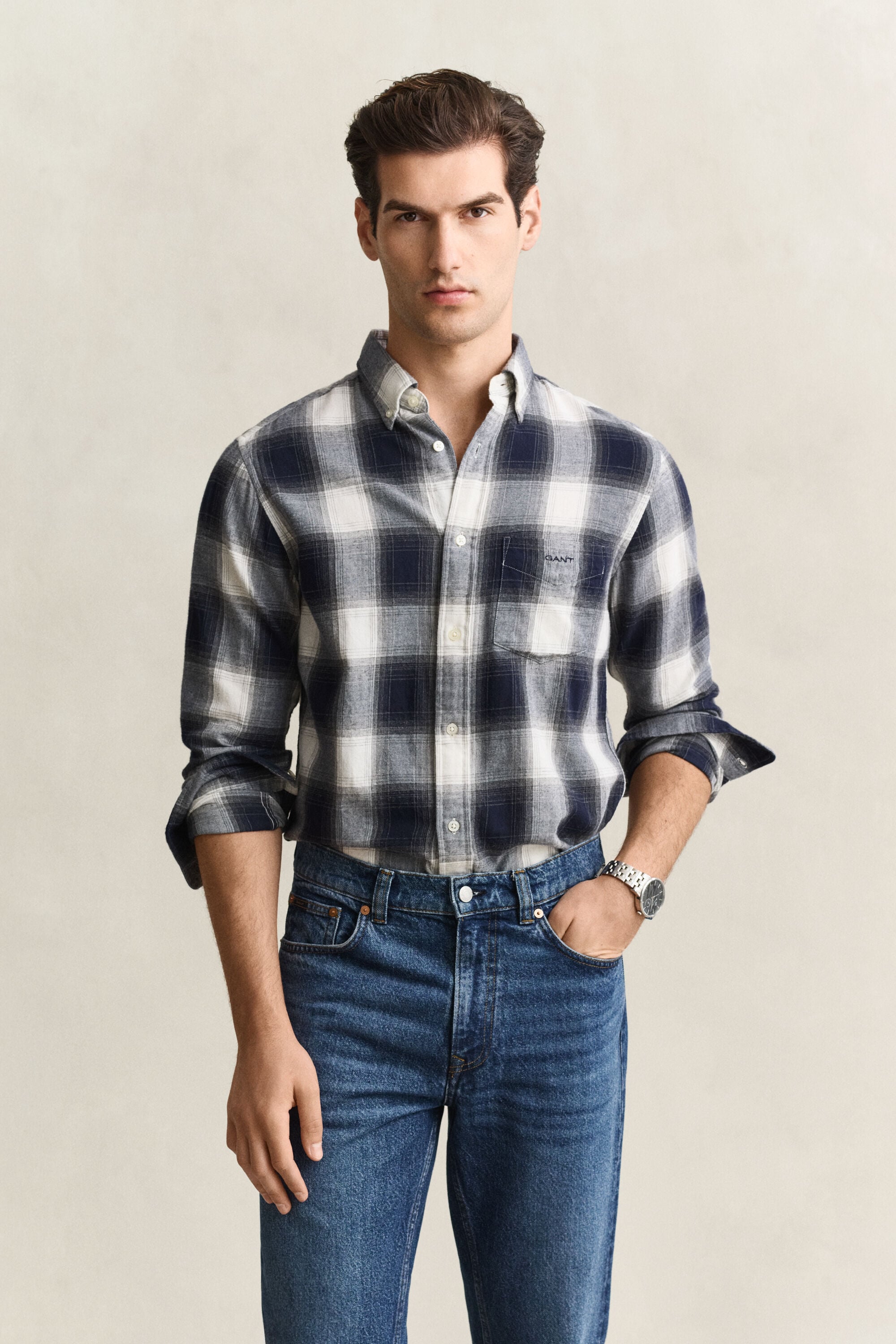Chemise en flanelle à carreaux Windblown