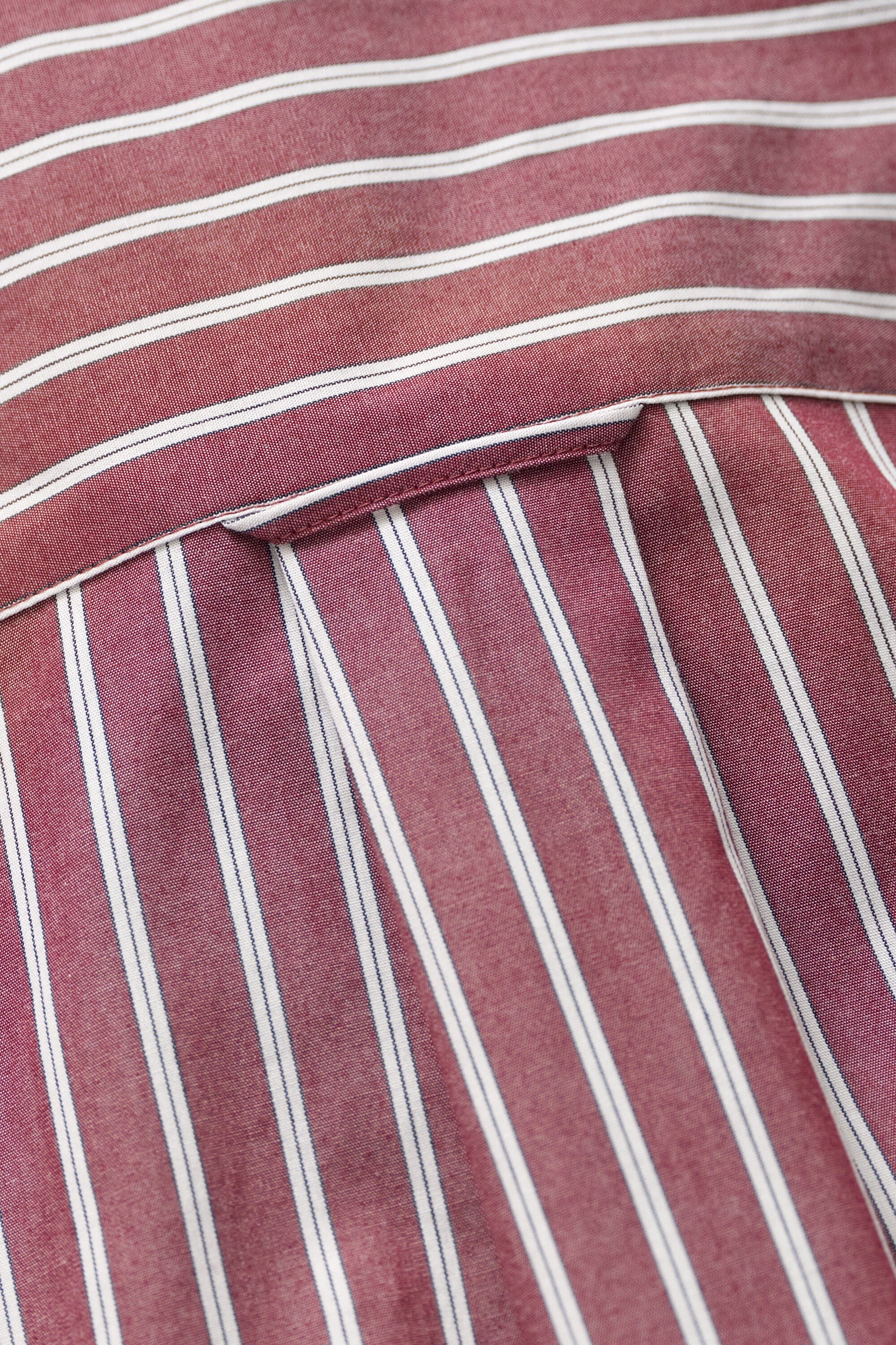 Chemise en popeline à rayures