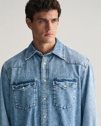 Chemise relaxed fit en denim Rodeo