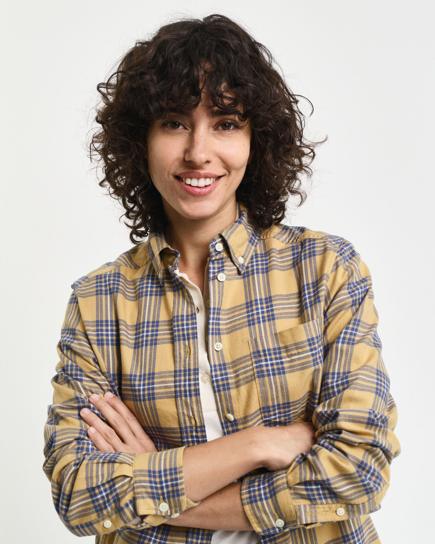 Chemise regular fit en flanelle &agrave; carreaux