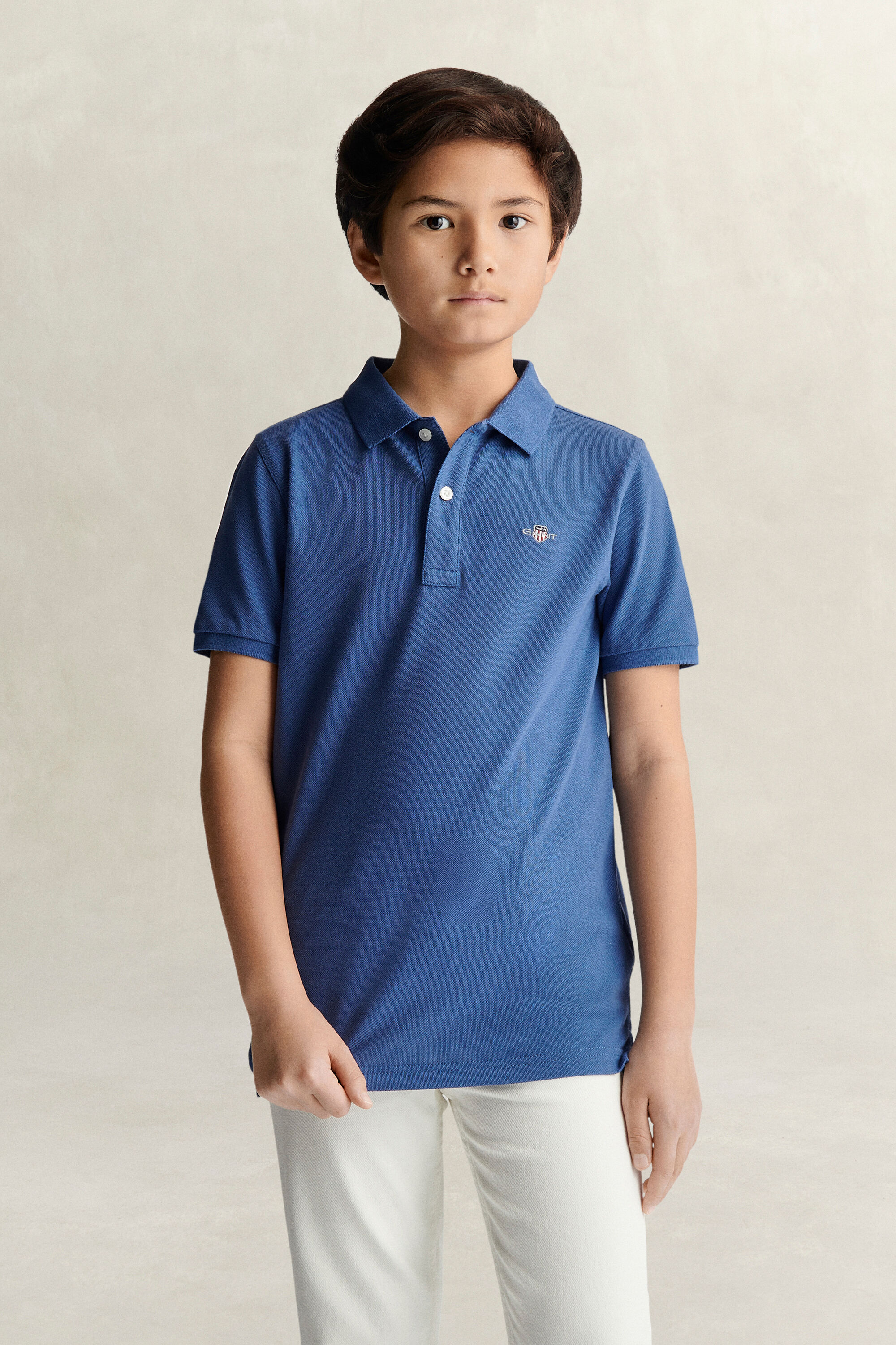 Polo avec écusson Ado