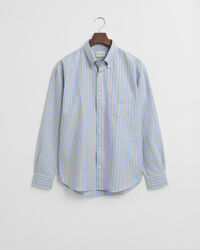 Chemise coupe décontractée en coton Oxford à rayures Heritage