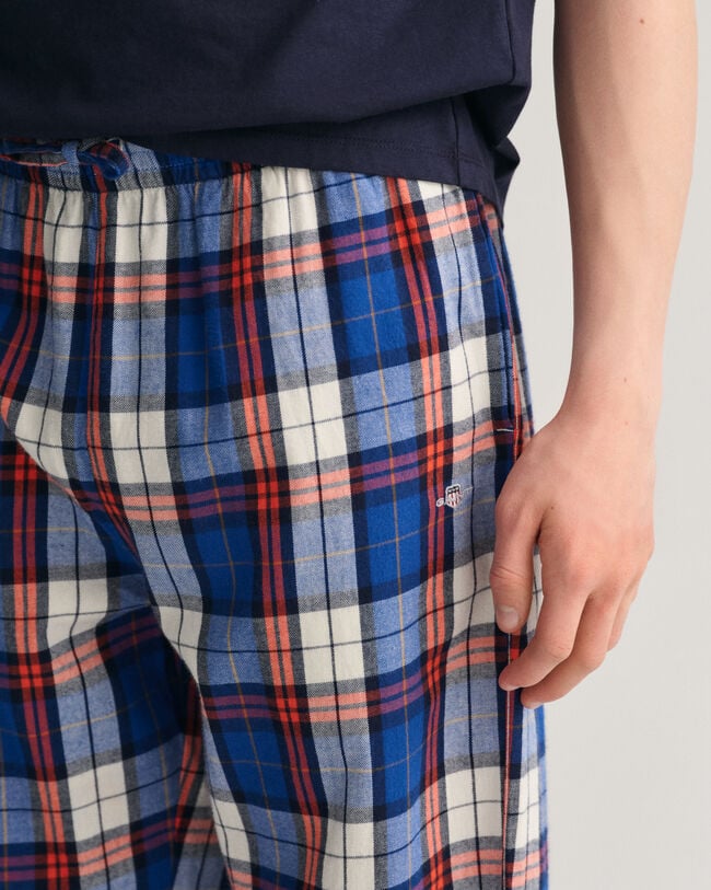 Pantalon de pyjama à carreaux multicolores Teens