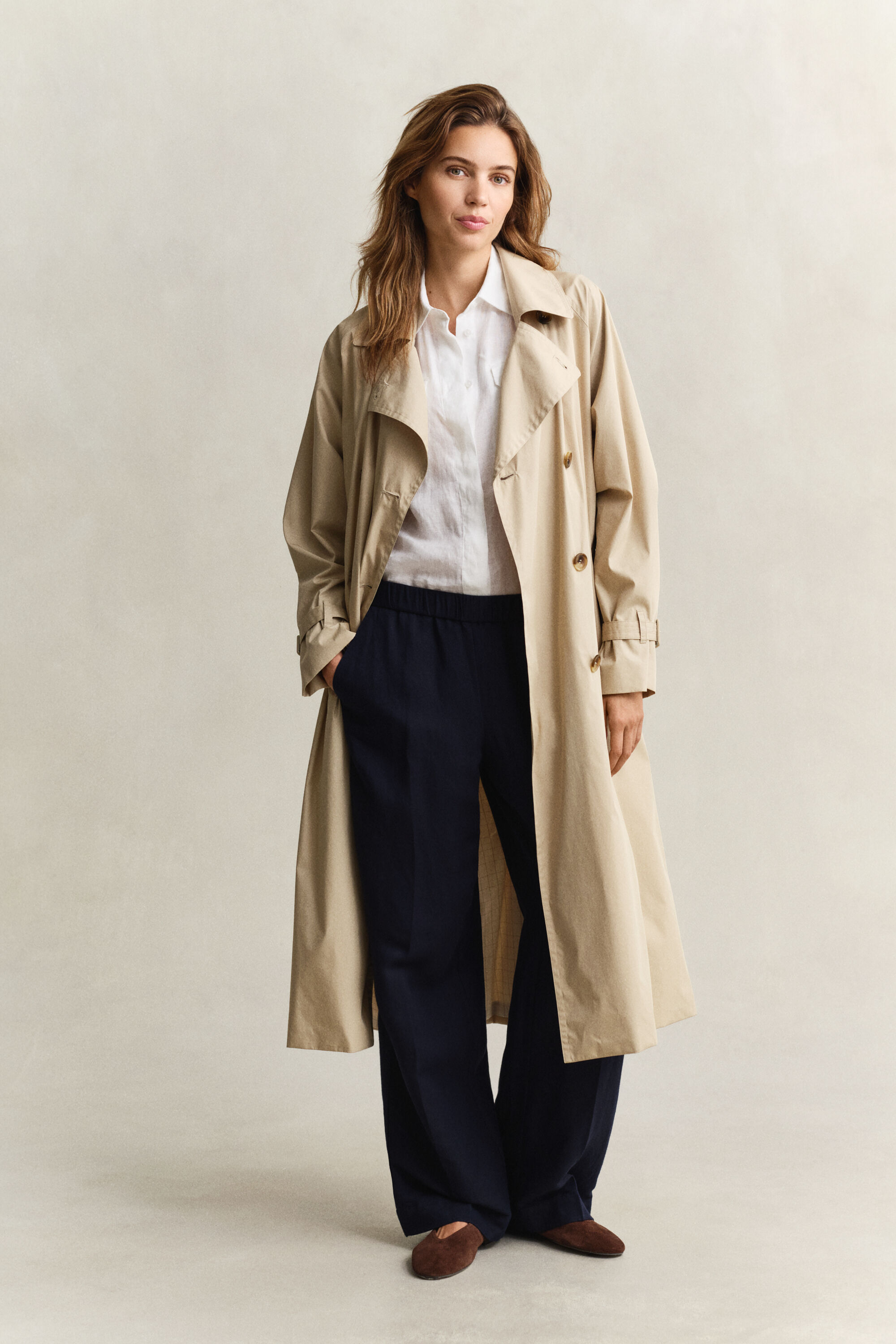 Pantalon en lin mélangé