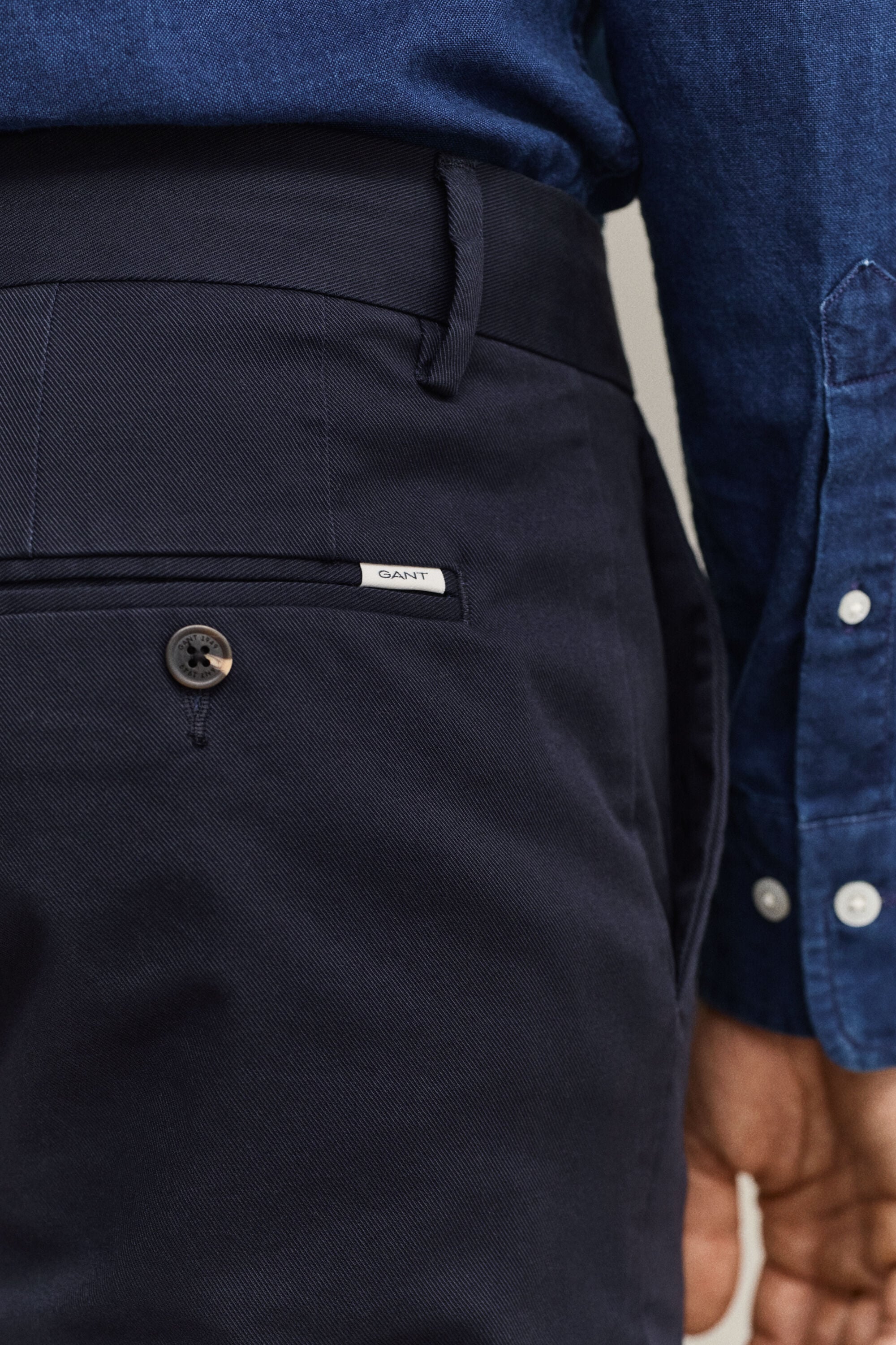 Pantalon chino slim élégant
