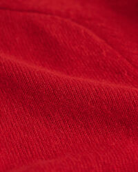 Pull ras du cou en laine &agrave; manches marteau