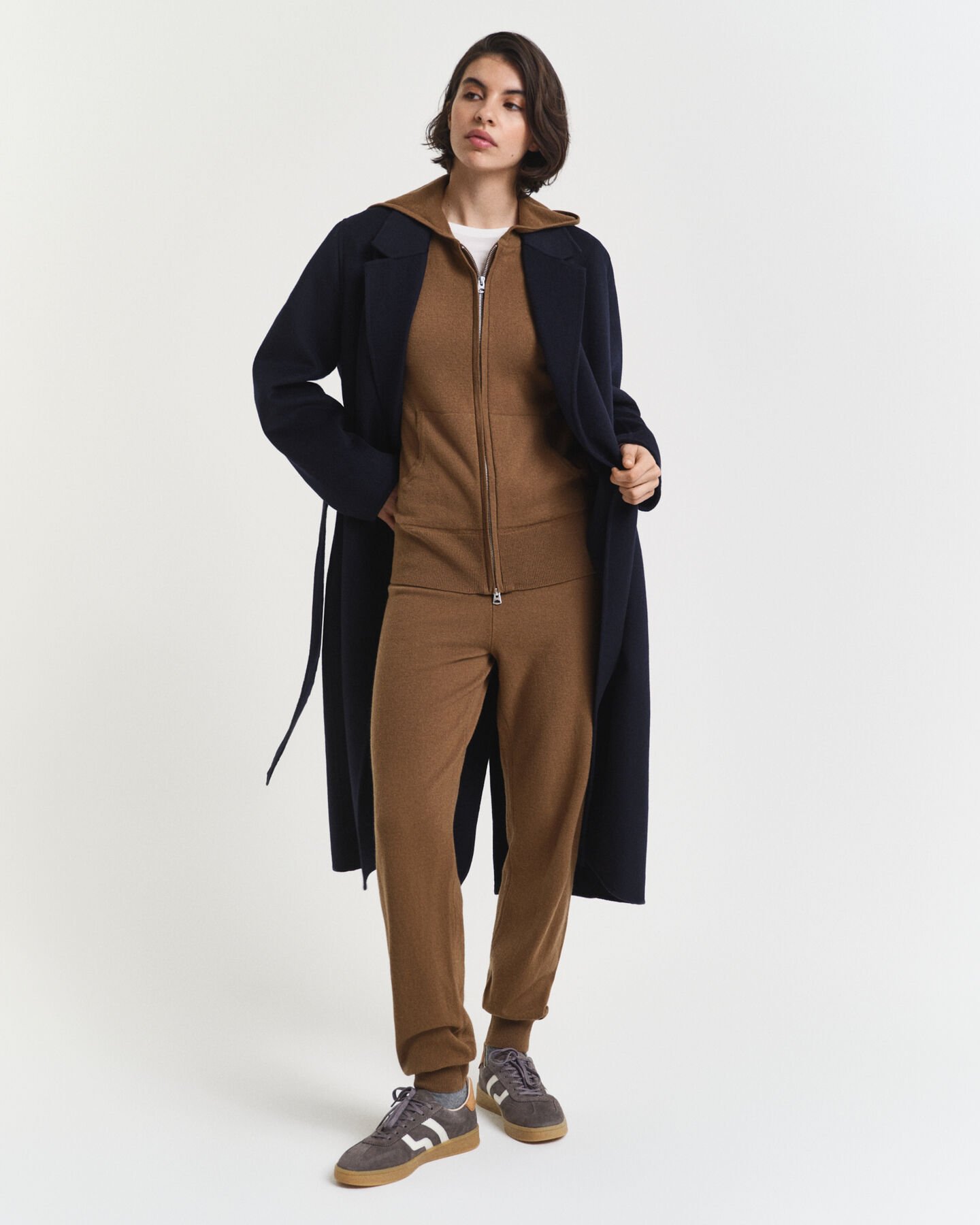 Pantalon en maille de laine d'agneau ultrafine