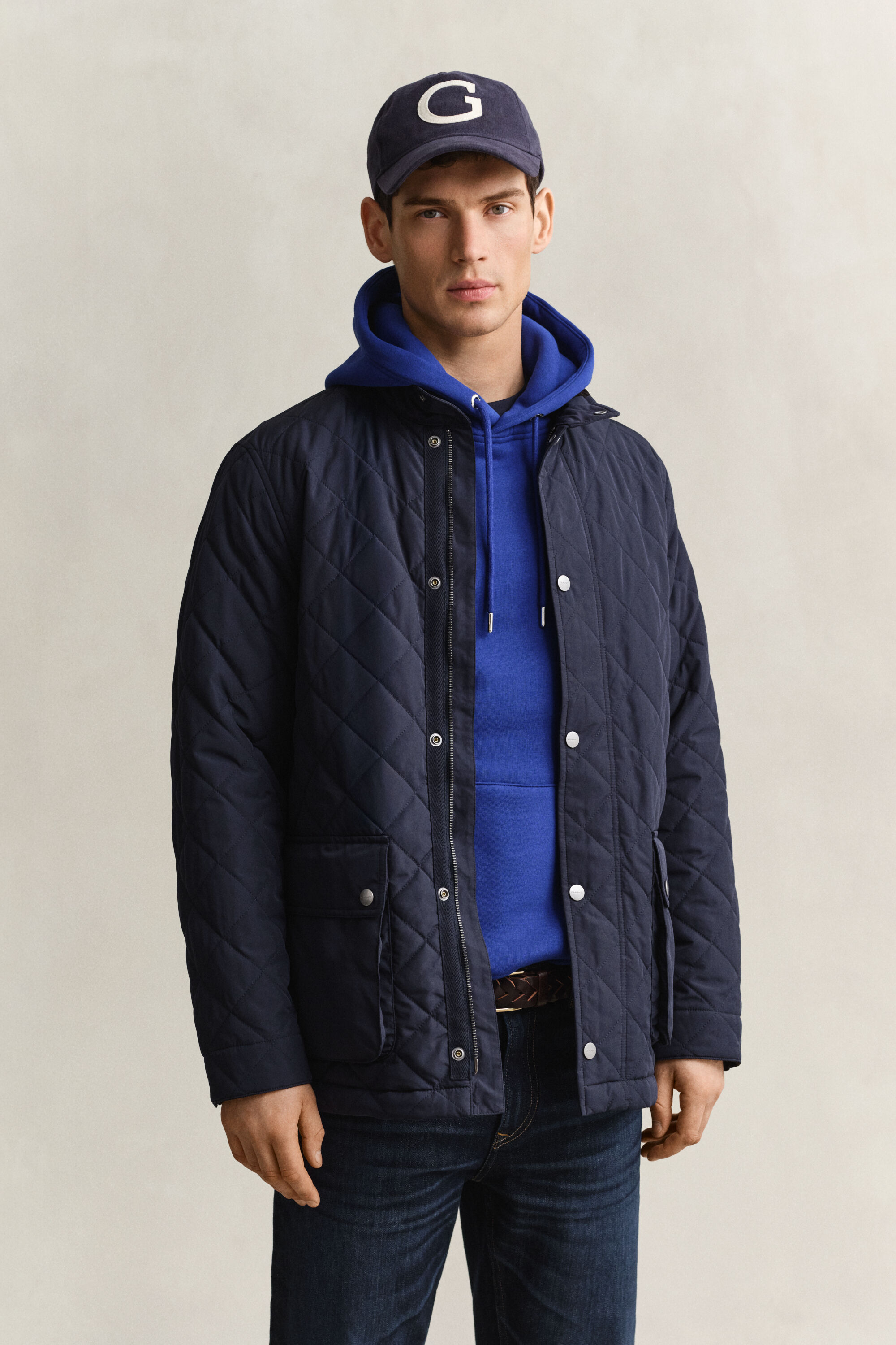 Veste mi-longue matelassée