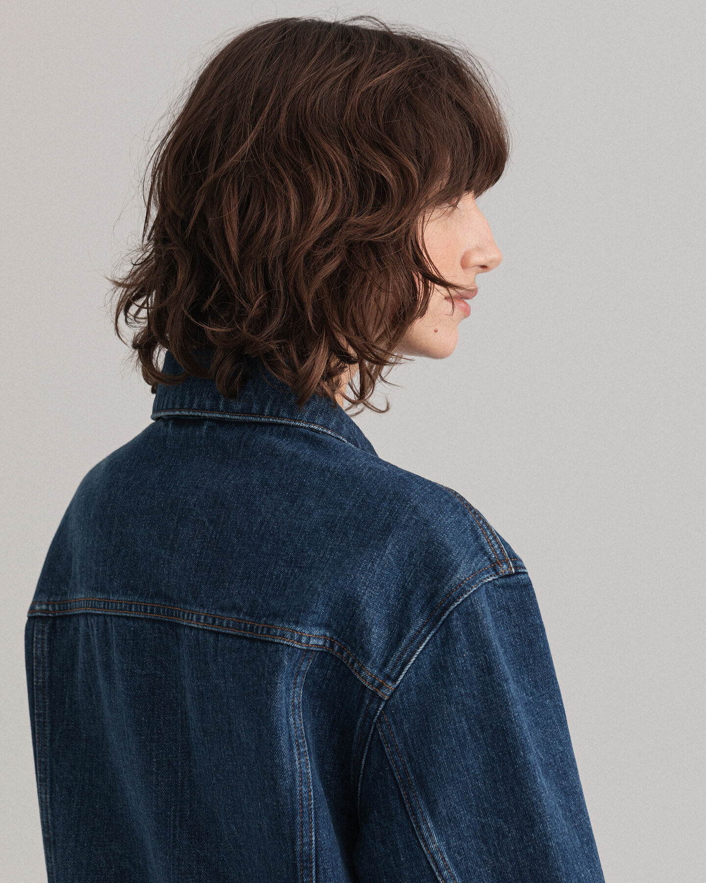 Veste en denim ultra-ample
