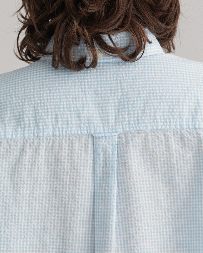 Chemise relaxed fit à carreaux vichy