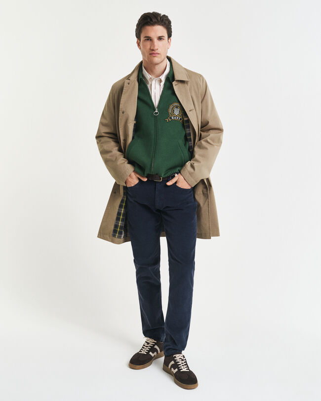 Jean slim fit en velours côtelé