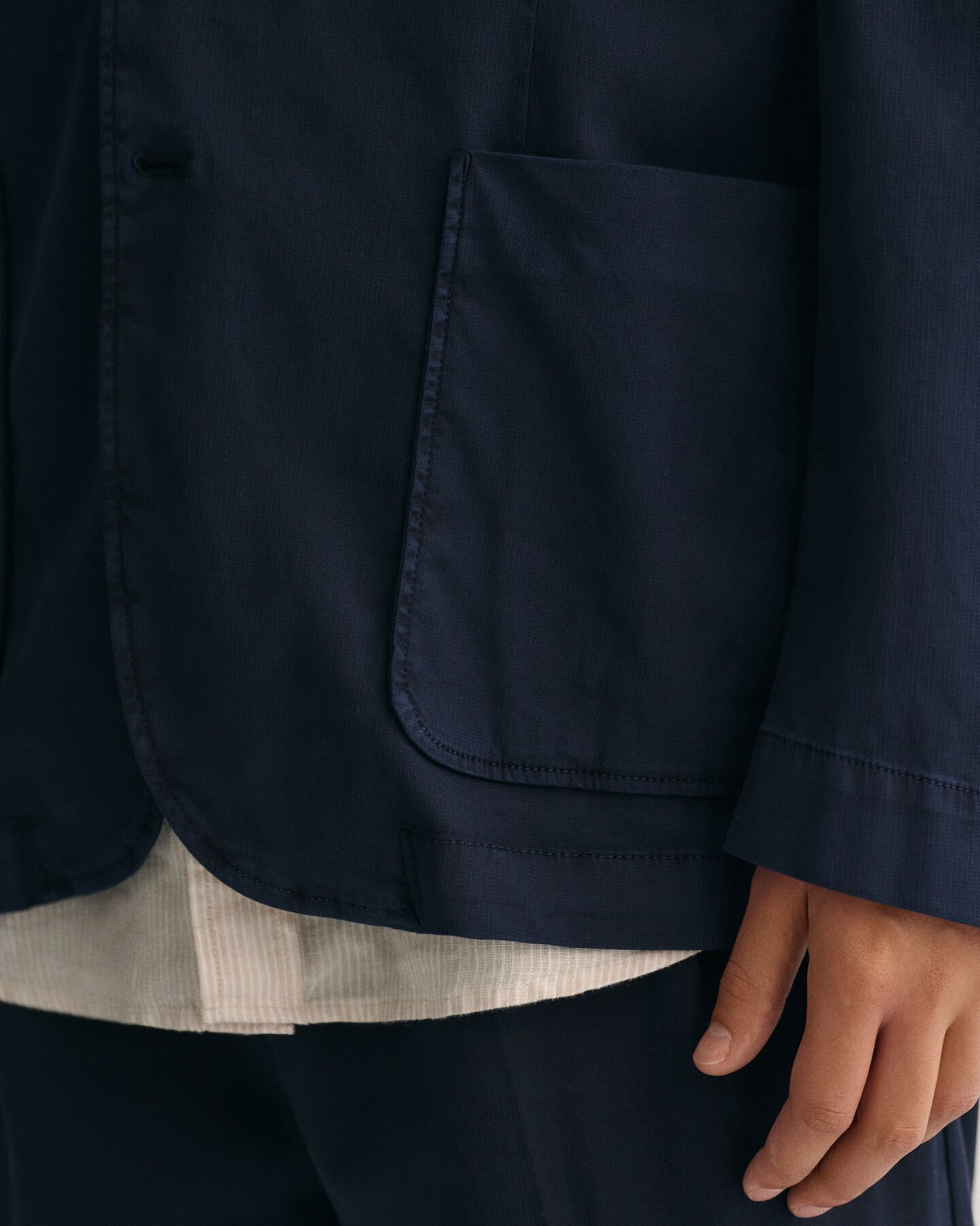 Veste blazer de costume en coton