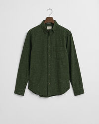 Chemise coupe regular en flanelle mouchetée