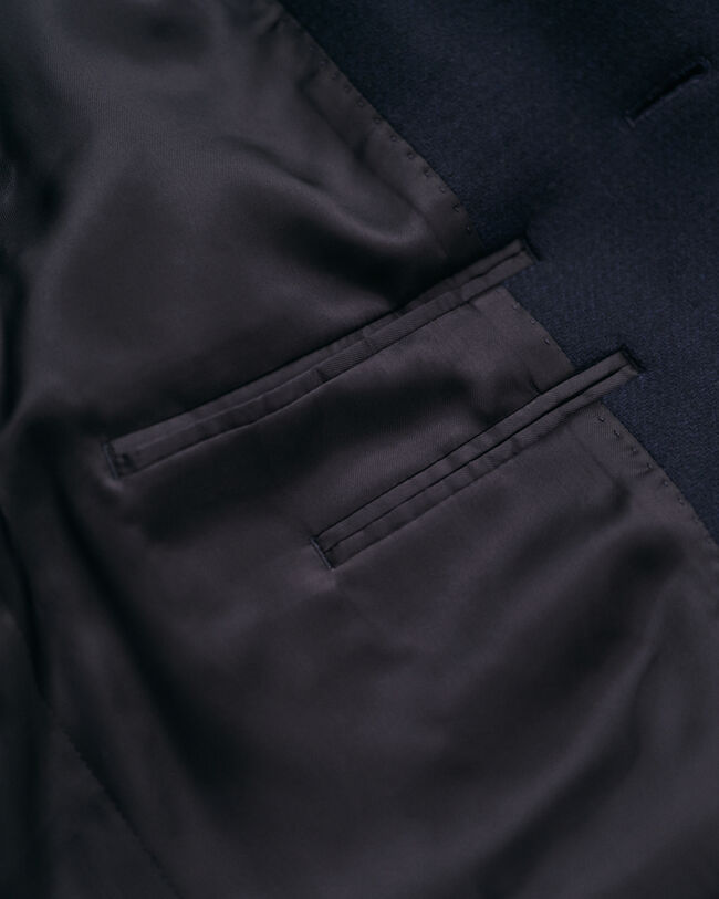 Pardessus ajusté en laine classique