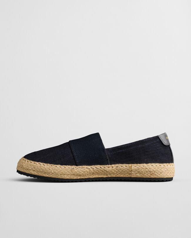Espadrilles en lin Raffiaville