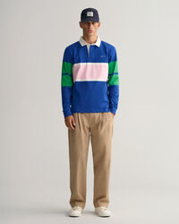 Polo Rugger en colour-block