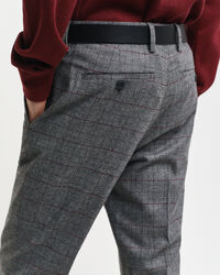Pantalon de costume slim fit à carreaux