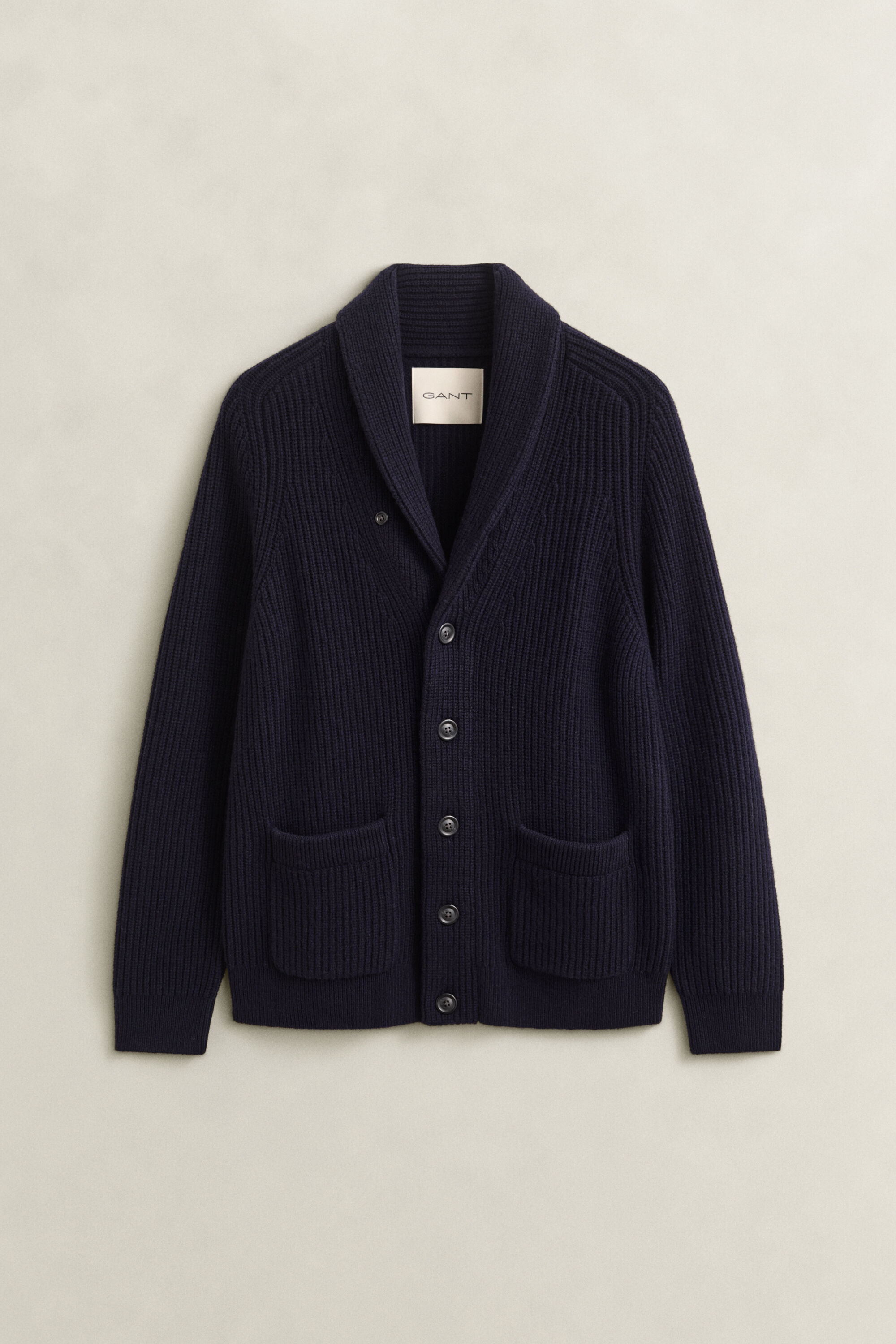 Cardigan en laine mélangée à rayures