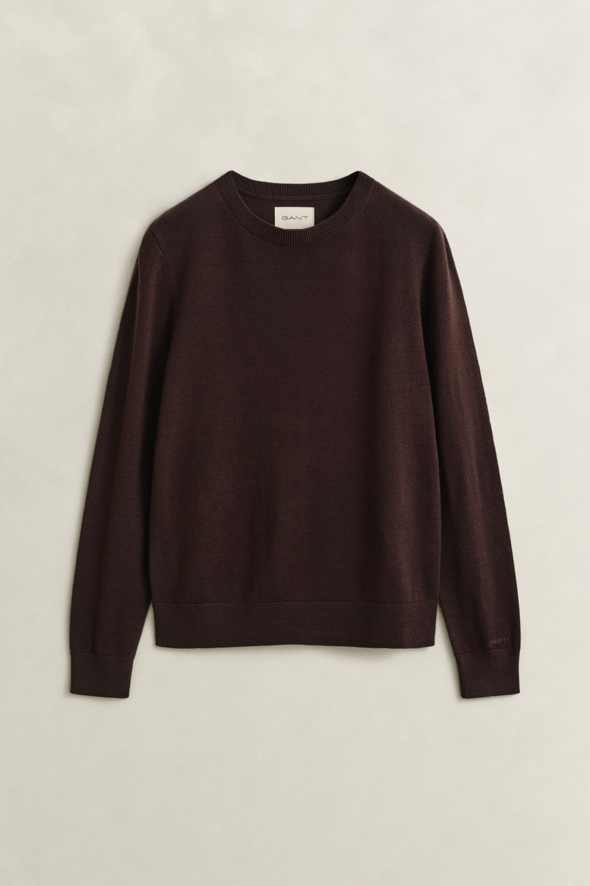 Pull col rond en laine mérinos extrafine