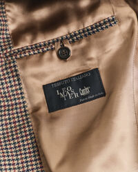 Veste blazer coupe slim à motif pied-de-poule